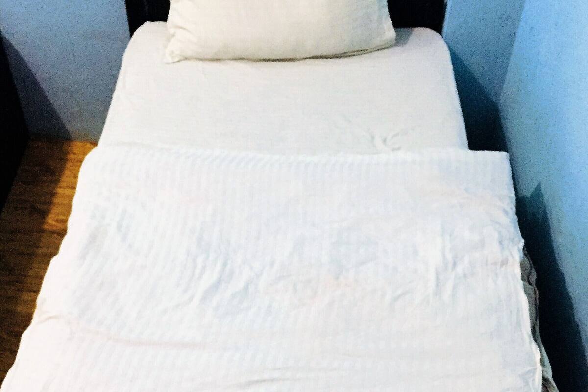 Iron/ironing board, WiFi (free), bed sheets