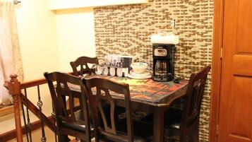 Individually decorated, individually furnished, laptop workspace