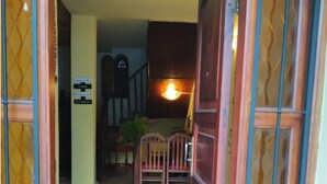 Interior entrance