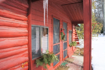 Tamarack Logroom on Left