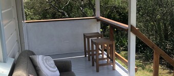 Moeraki Cottage mit Blick auf den Ozean im Moeraki Village