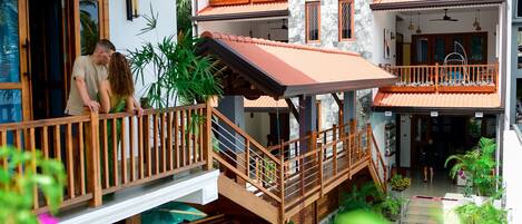 Façade de l’hébergement