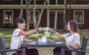 Breakfast area - Hotel Mahanuge (Polonnaruwa)