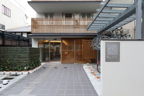 Façade de l’hébergement