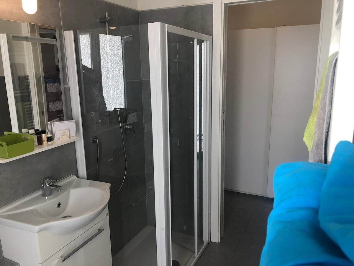 Ducha, secador de pelo