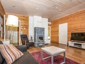 TV, fireplace, DVD player