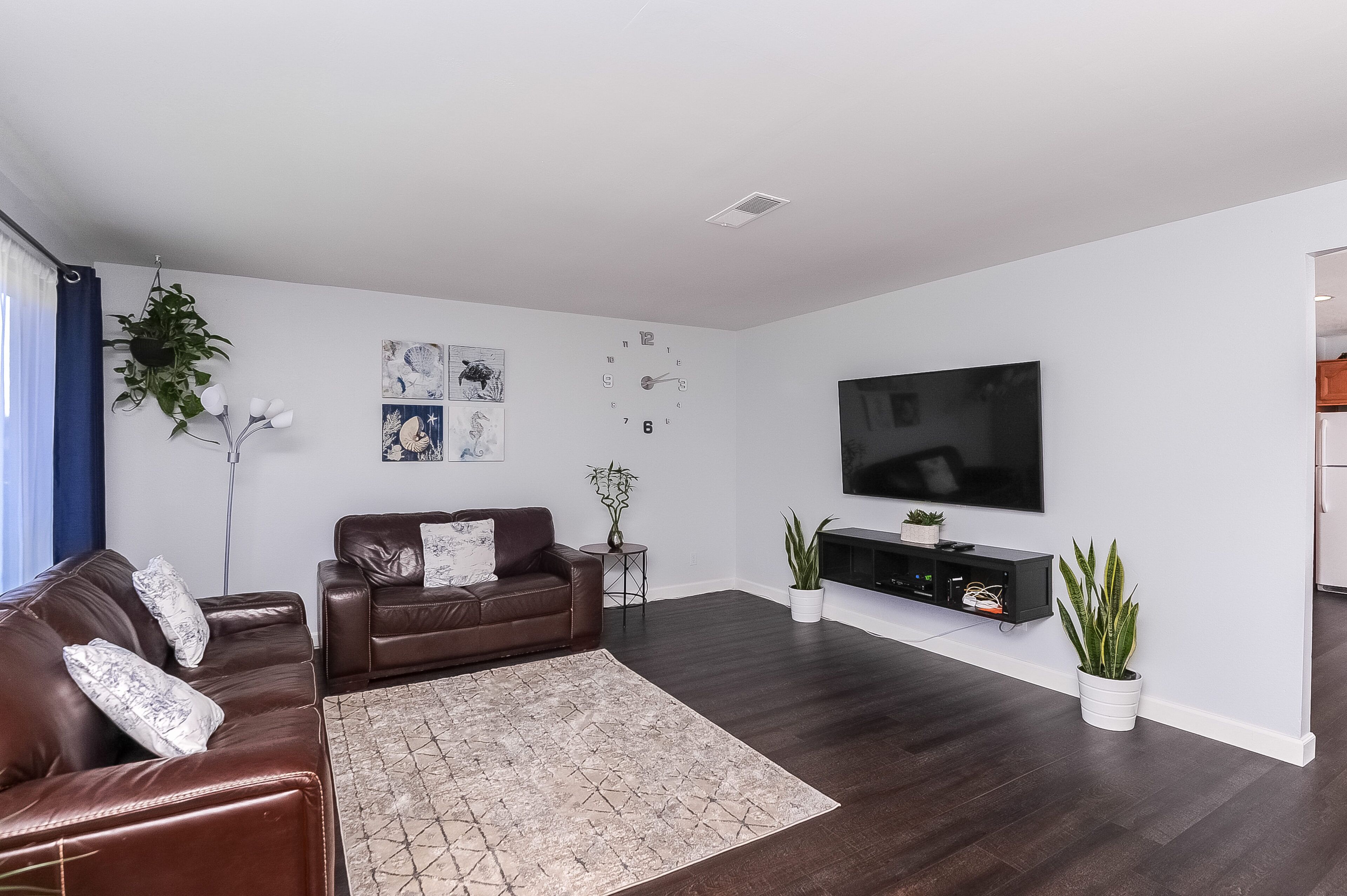 Smart TV, DVD player, foosball, table tennis