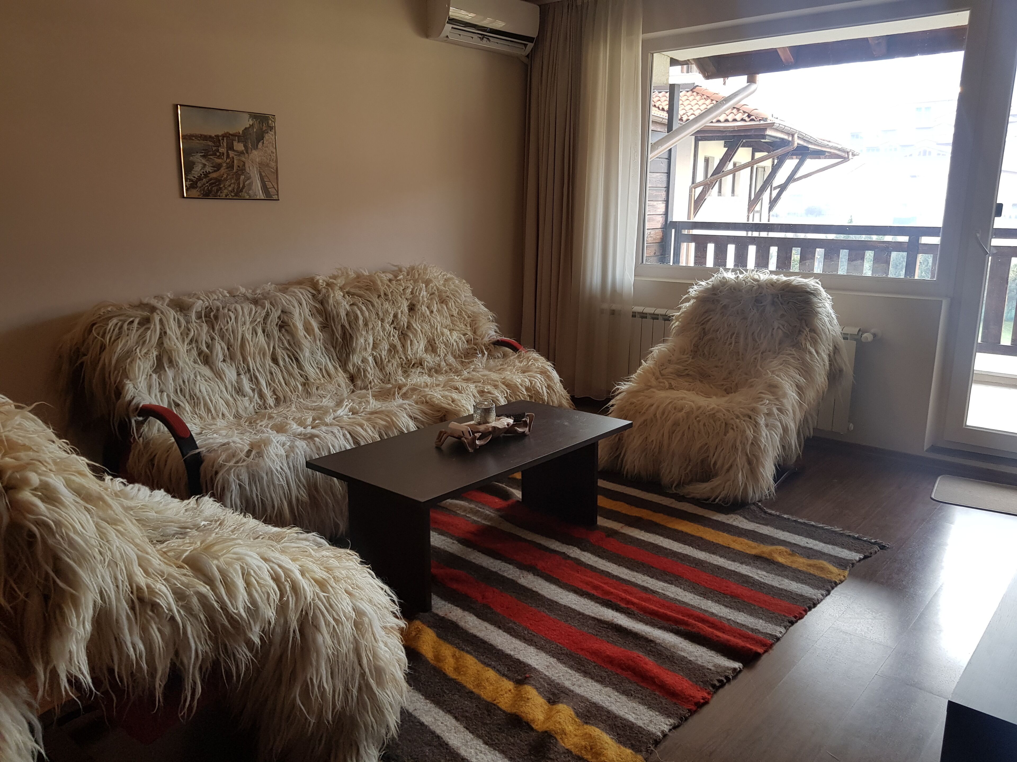 Televisor i taula de tennis de taula 