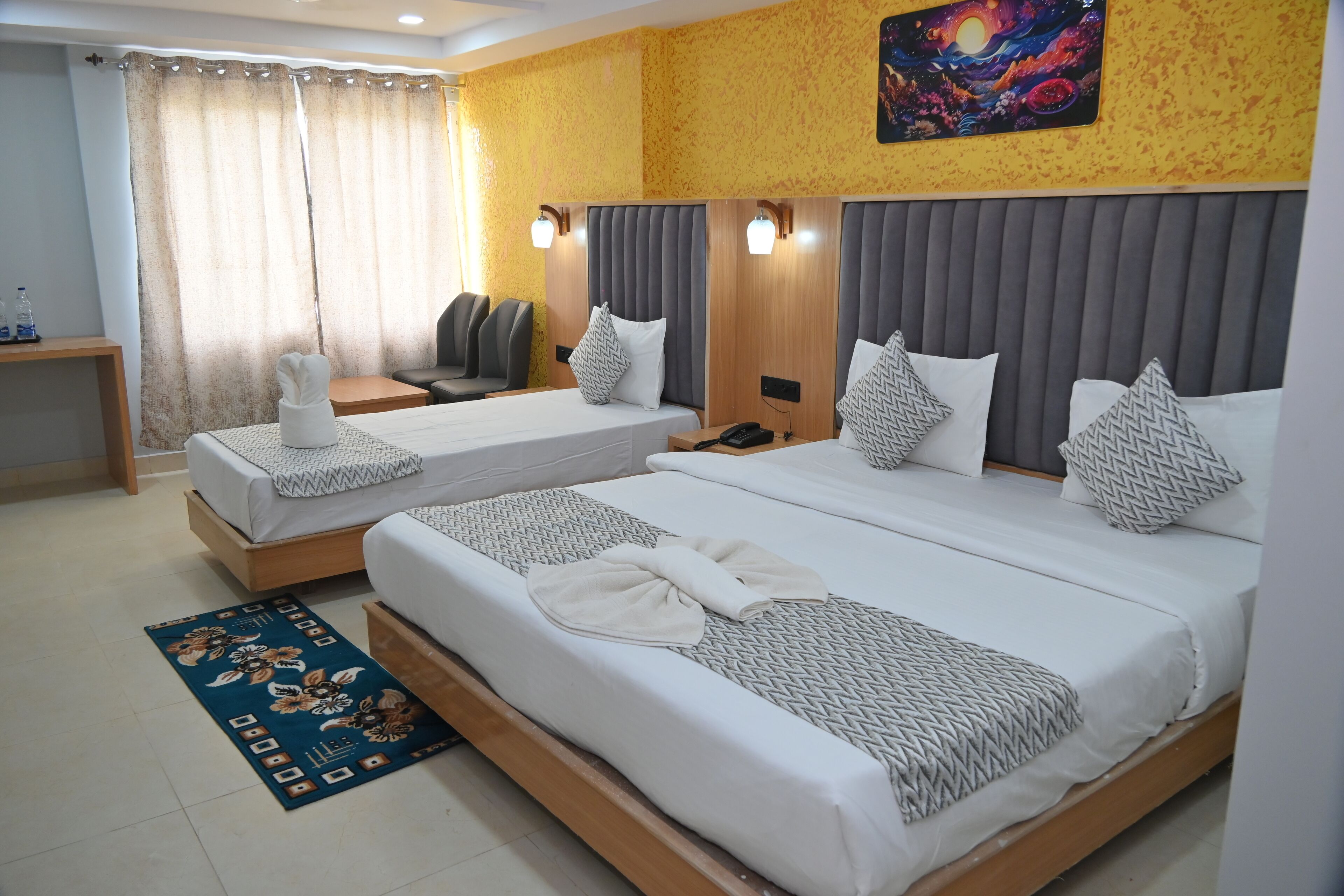 Habitación Deluxe | Sábanas de algodón egipcio y ropa de cama de alta calidad 