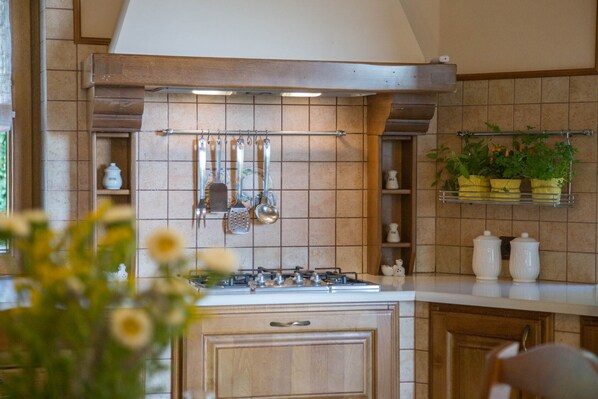 Een magnetron, een oven, een vaatwasser