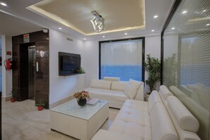 Zona de estar del vestíbulo