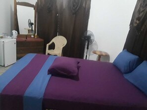 Double Room, Kitchen | Minibar, laptop workspace, blackout drapes, soundproofing - Fay Guest House (Negril)