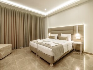 1 chambre, coffres-forts dans les chambres, fer et planche à repasser