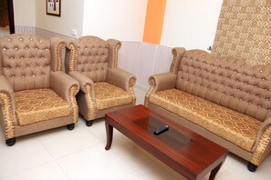 Sitteområde i lobbyen