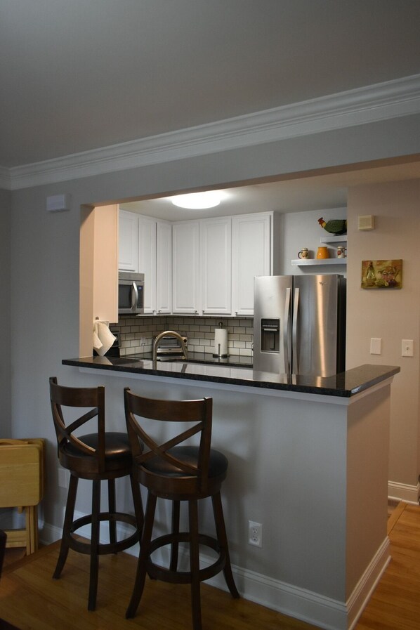 Fridge, microwave, oven, stovetop - Special Pricing Uptown Condo Minutes from Bank of America Stadium (Charlotte)