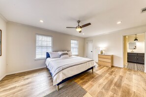 5 slaapkamers, beddengoed