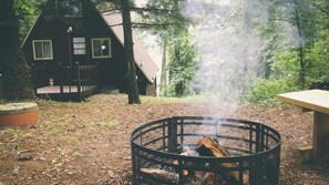 Property grounds - Modern A-Frame with beautiful view of Lake Logan in The Hocking Hills! (Logan)