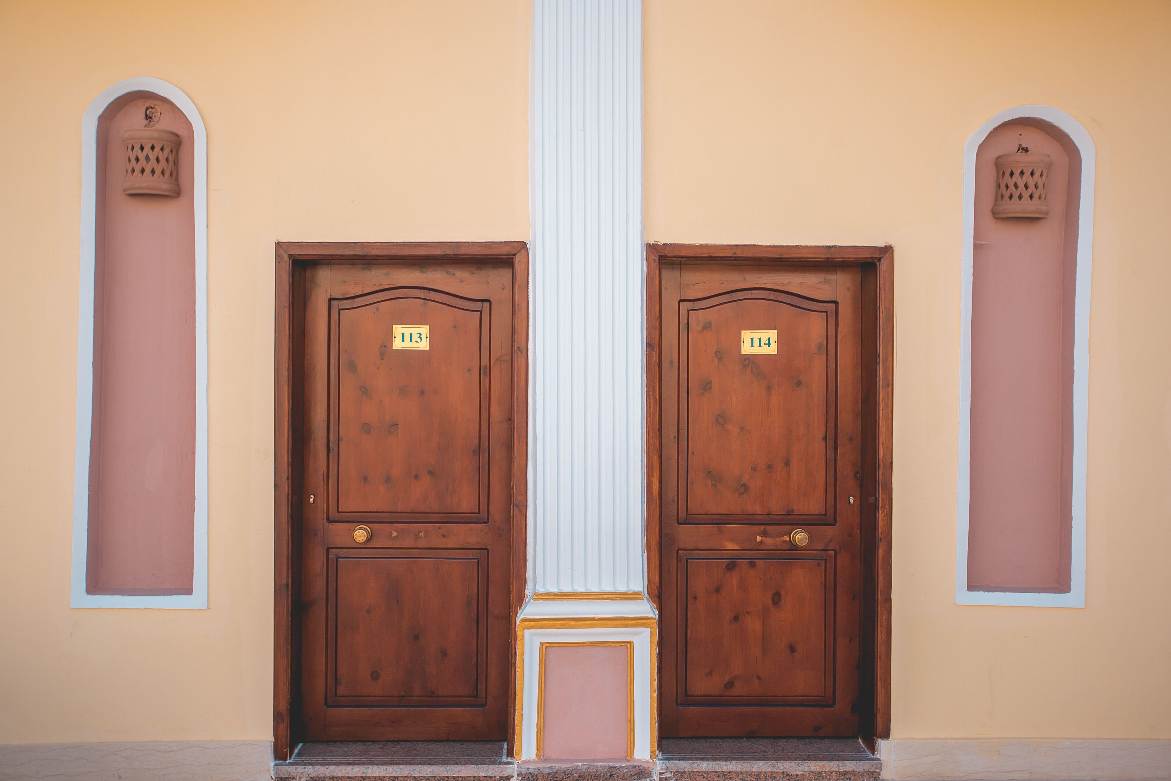 Interior entrance