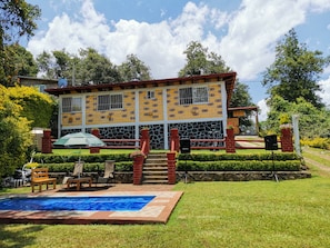 Front of property – evening/night