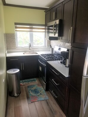 Inn the Town apartment #1 | Private kitchen | Electric kettle - Inn The Town (Port Antonio)