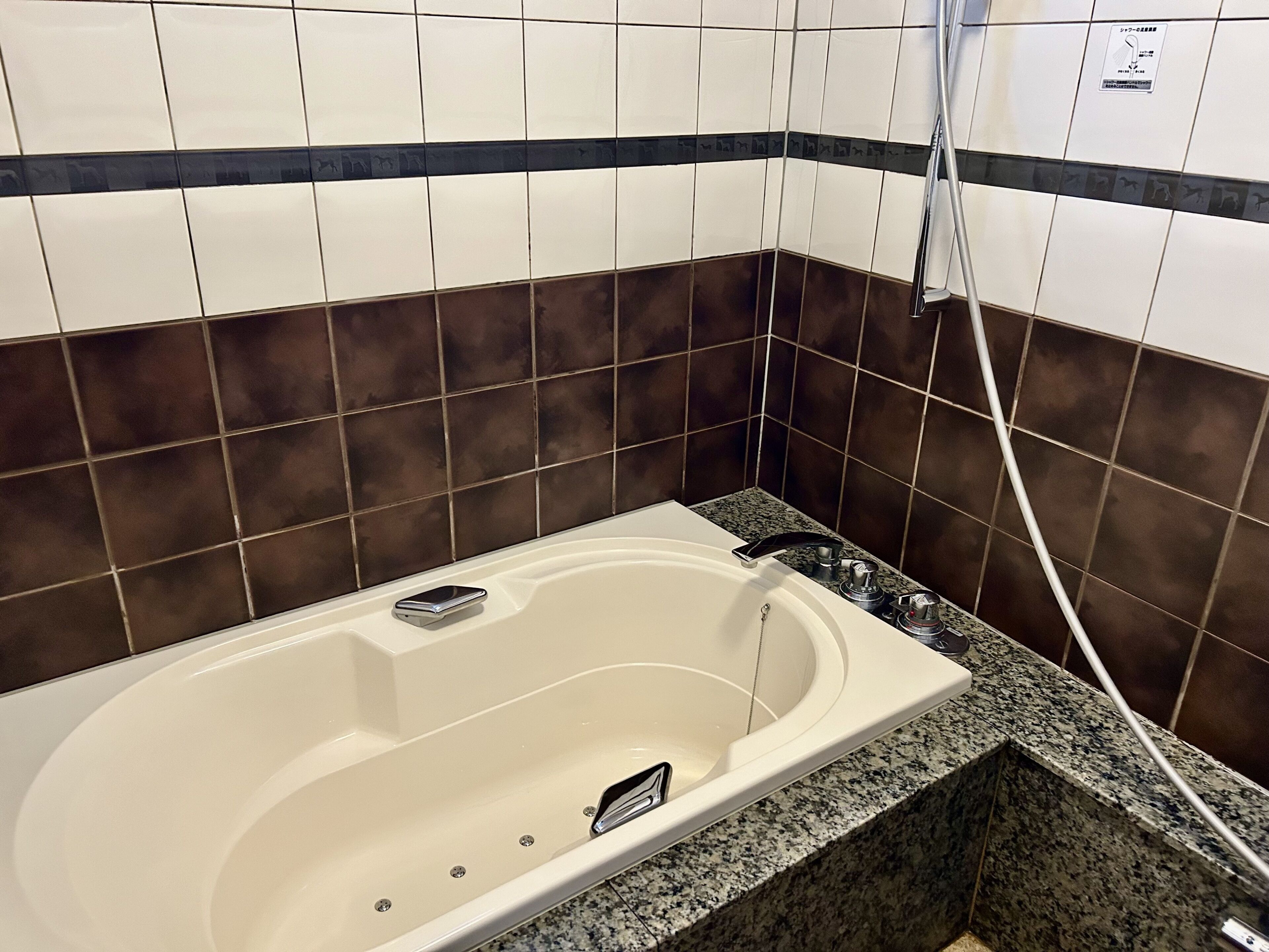 deluxe room, jetted tub | bathroom | free toiletries, hair dryer, slippers, electronic bidet