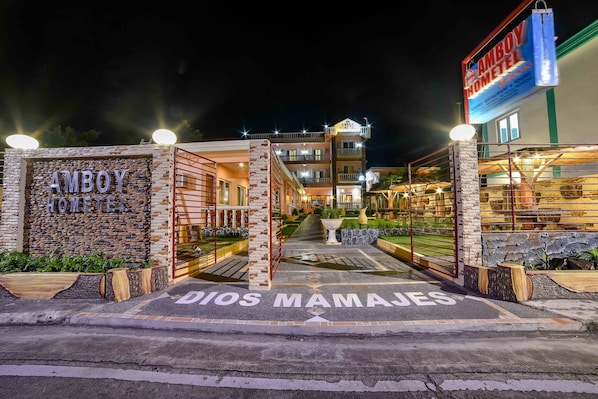 Front of property - evening/night - Amboy's Hometel (Basco)