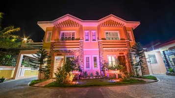 Front of property – evening/night