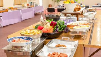 Buffet breakfast for a fee