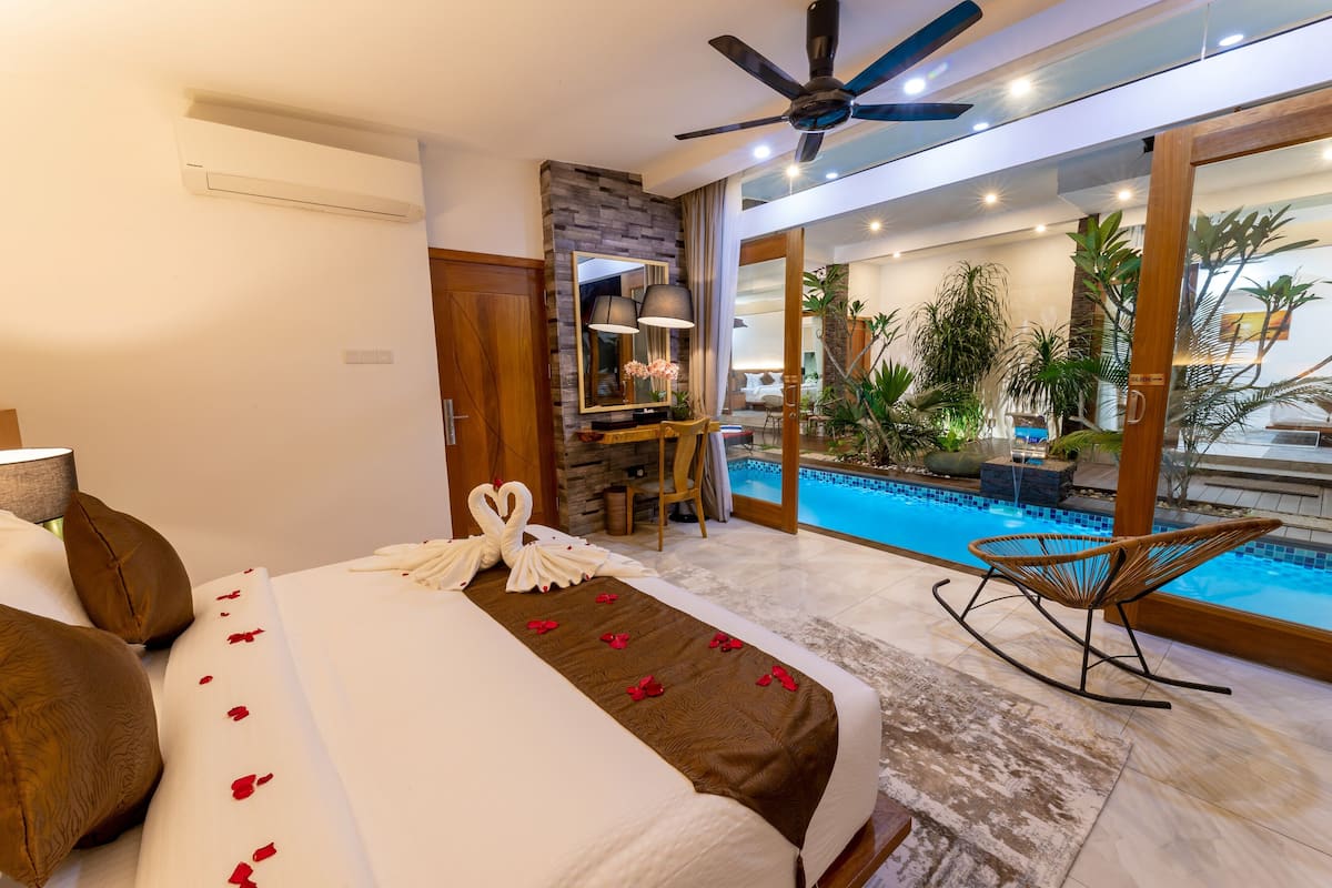 Exclusive Villa, 3 Bedrooms, Private Pool, Pool View | 1 bedroom, in-room safe, desk, blackout drapes