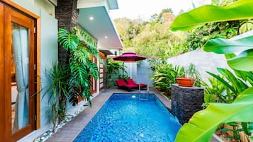 9 piscinas al aire libre, sombrillas, sillones reclinables de piscina