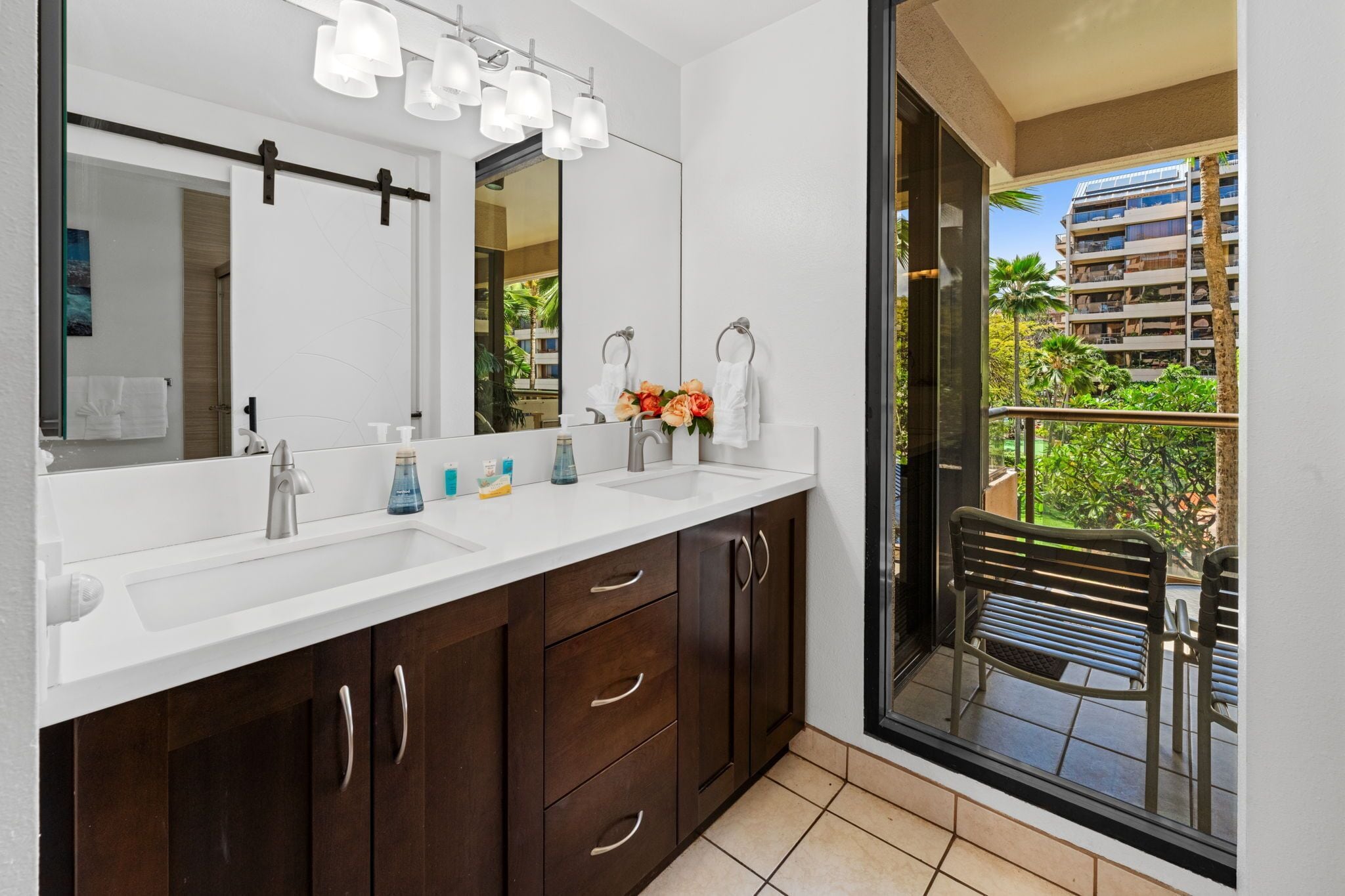 Bathtub, hair dryer, towels, soap