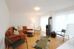 Fernseher, Kamin