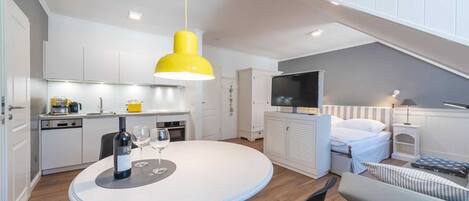 1 slaapkamer, een kluis op de kamer, wifi