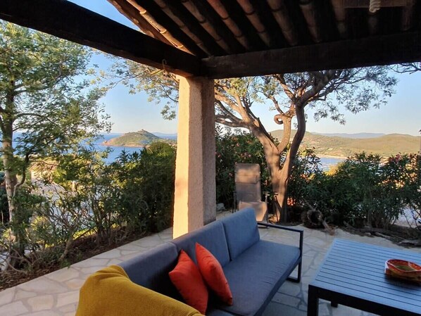 Terrace/patio - Charmante villa familiale avec vue mer (Saint-Raphaël)