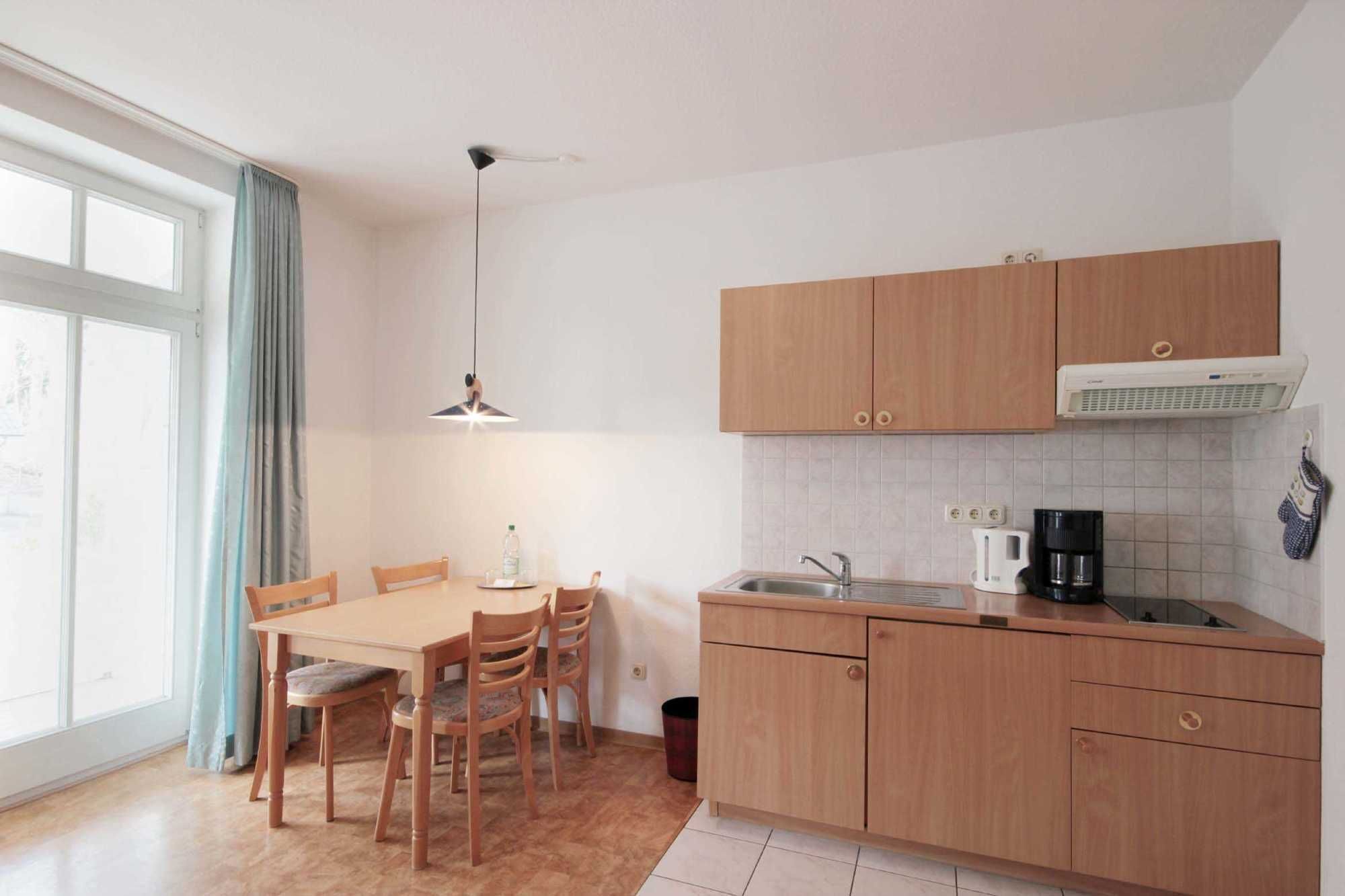 Fridge, microwave, coffee/tea maker, electric kettle