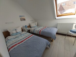 2 soveværelser, skrivebord, weekendseng, Wi-Fi