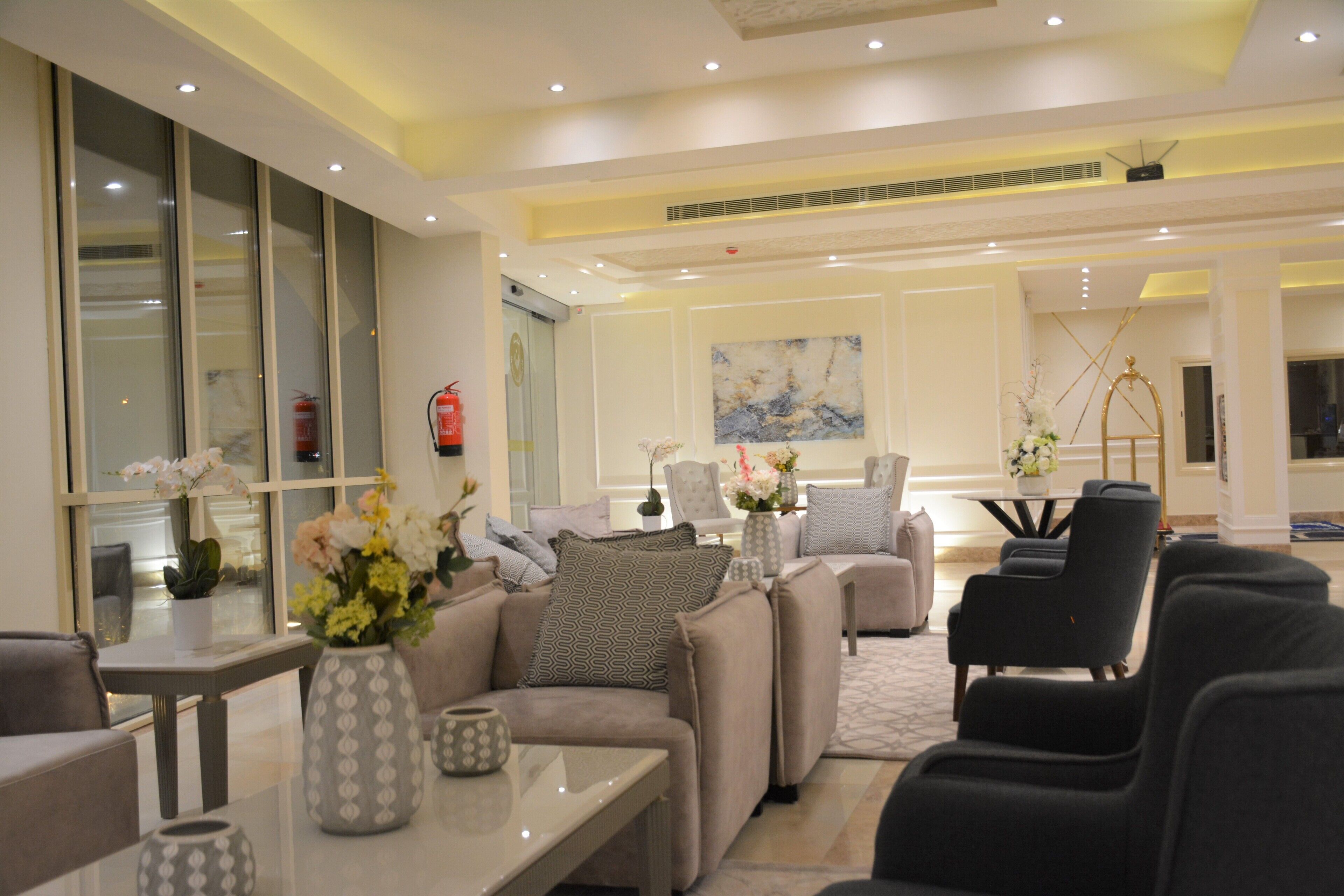 Lobby sitting area