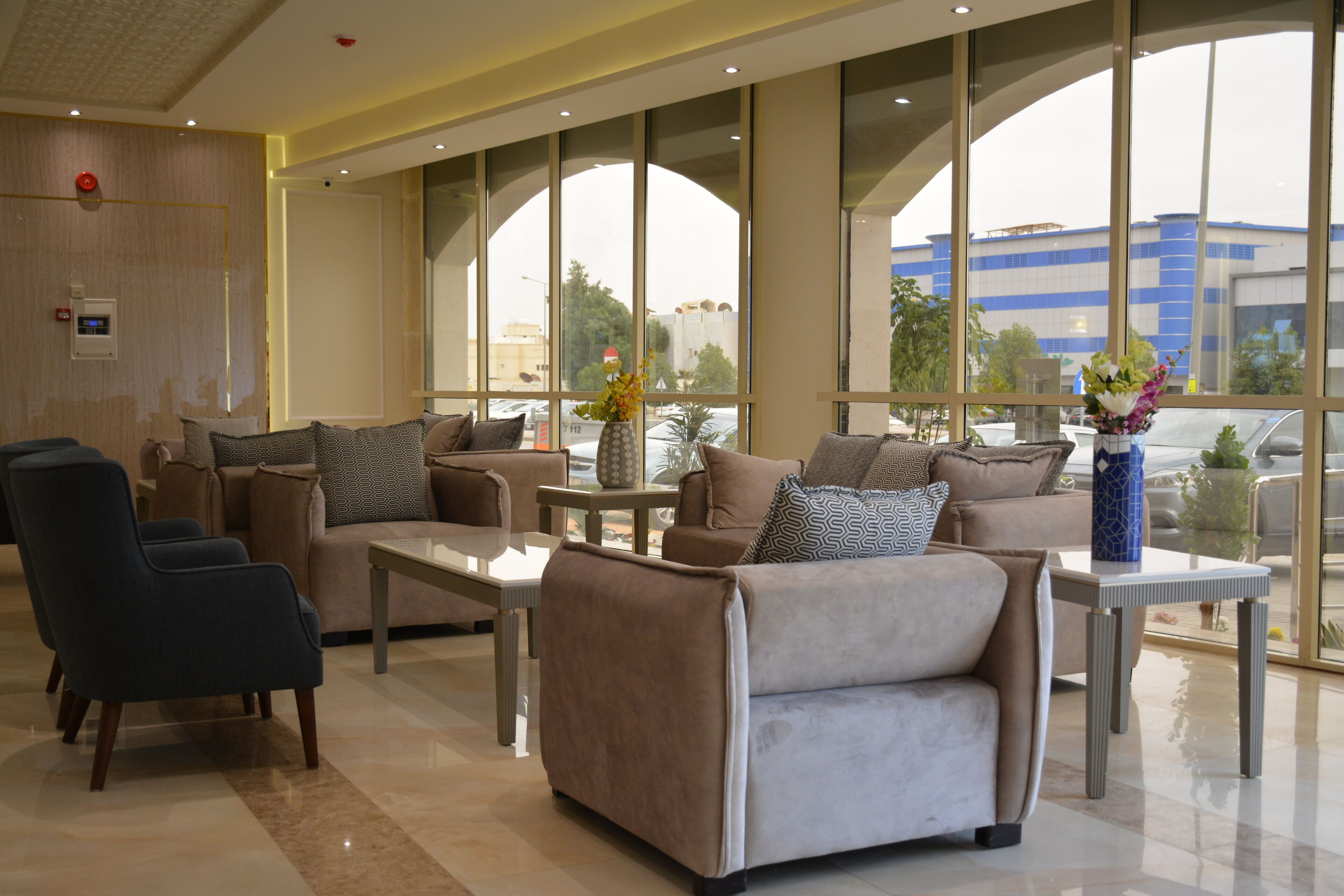 Lobby sitting area