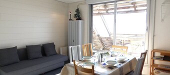 Studio cabin for 6 with balcony, south exposure, Club Engaly II