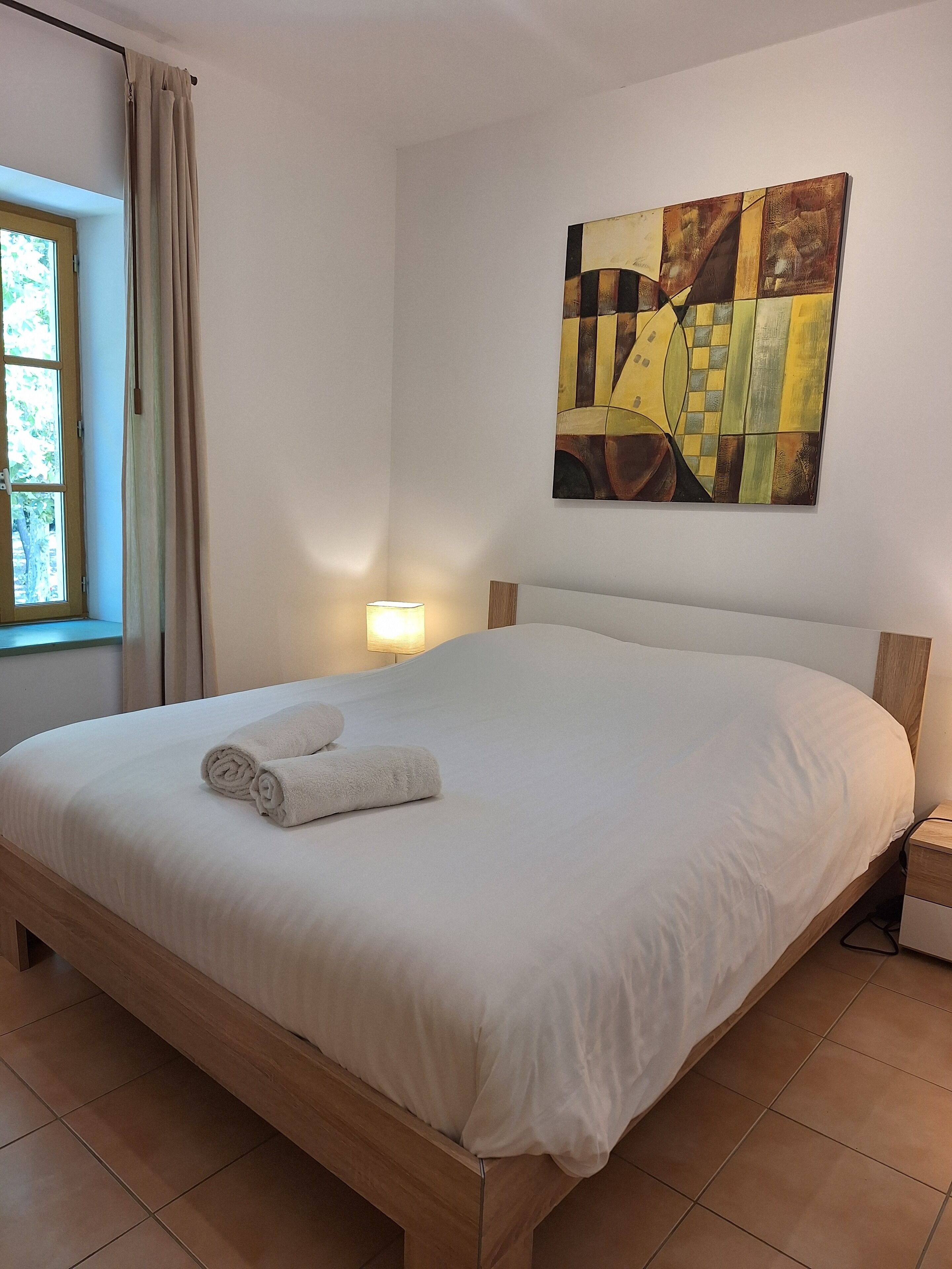 Premium bedding, individually decorated, individually furnished