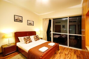 Apartment, 2 Schlafzimmer | 2 Schlafzimmer, kostenloses WLAN, Bettwäsche