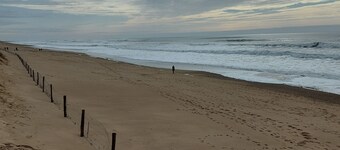 House with enclosed garden, on the sea side