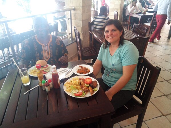 Opções para refeição ao ar livre