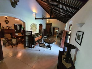 Interior entrance