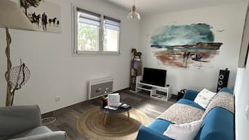 Télévision, lecteur de DVD, livres, chaßne hi-fi