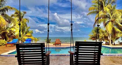 Beachfront Villa with a Pool and 360° Views - 0 min walk to beach