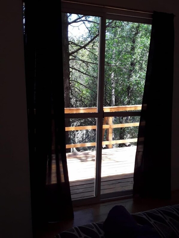 Uitzicht vanuit accommodatie