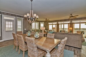 Interior - Ocean view home, remodeled with large bedrooms and living space! Wrap around porches for enjoyment (Bald Head Island)