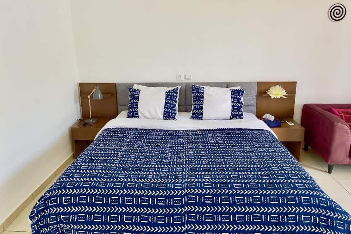 Studio, 1 Bedroom | Peralatan tempat tidur premium, gebar bulu kapas 