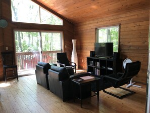 スマートテレビ、暖炉、DVD プレーヤー